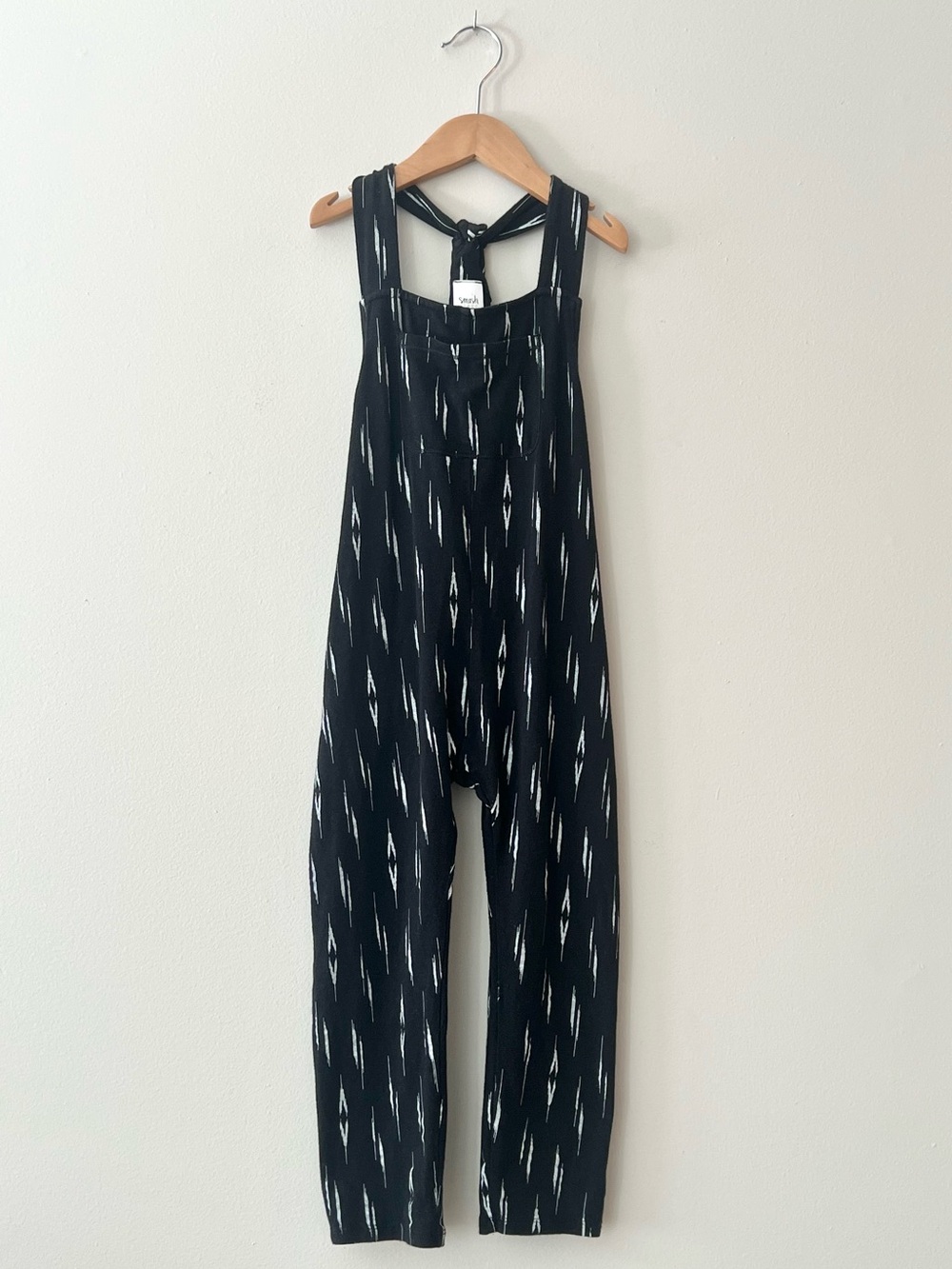 Smash + Tess Kids Romperalls Jumpsuit Ikat Black White 4/5